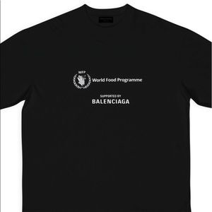 BALENCIAGA SUPPORTS THE WORLD FOOD PROGRAMME TSHIRT NWT SZ MEDIUM